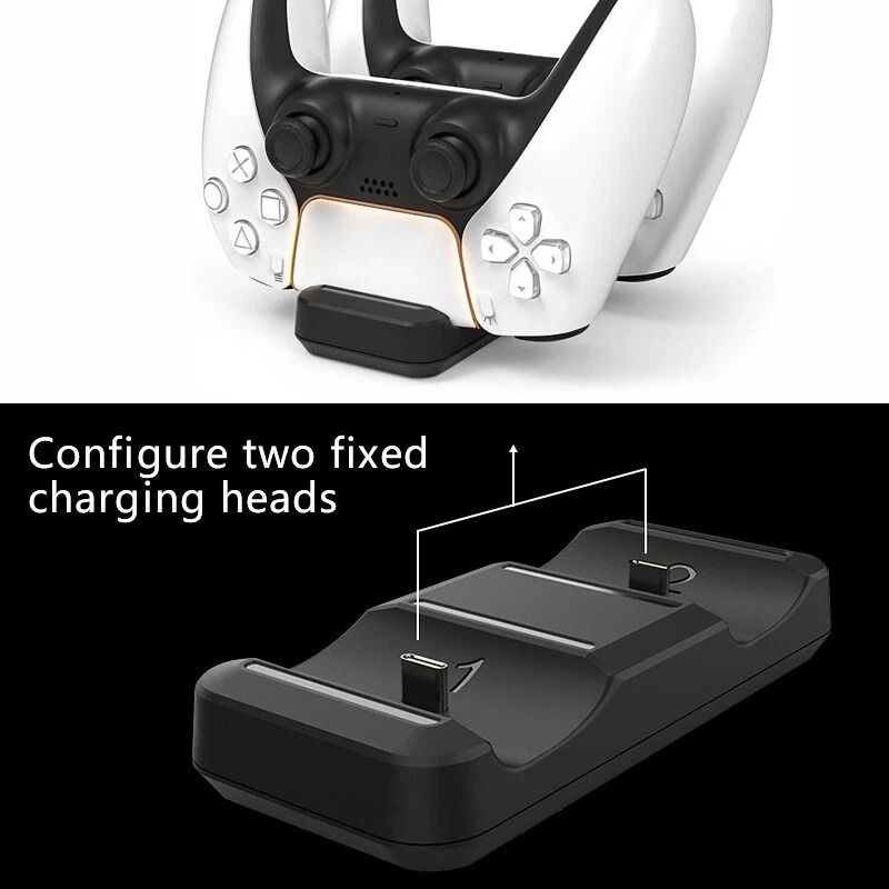PS5 Controller Charger Dock With USB Charging Stand Base 2