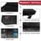 Tactical MOLLE Car Sun Visor Organizer With Zipper Pouch For SUVs 5