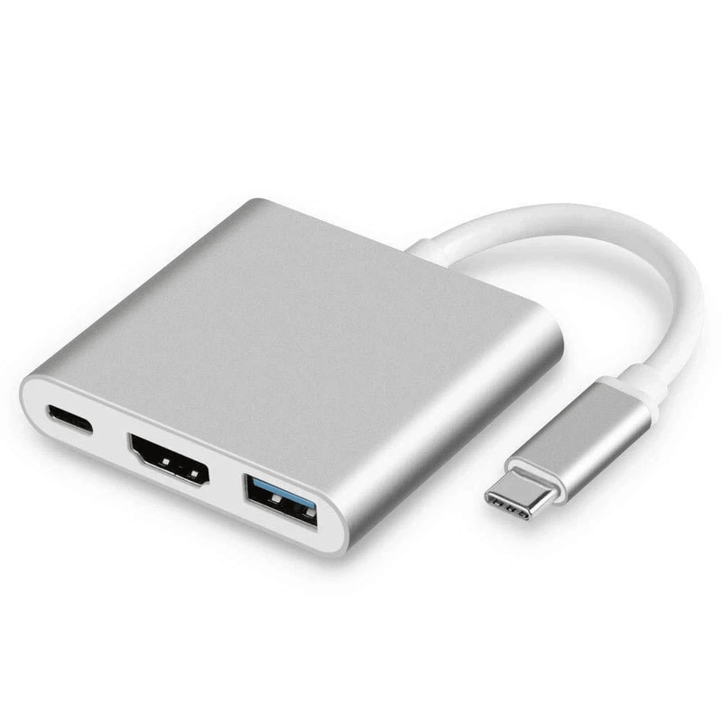 USB C HDMI Adapter Hub For MacBook Android Phone To TV 0