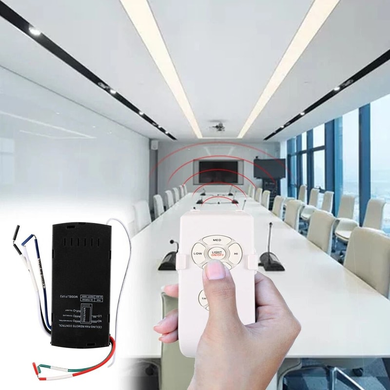 Universal Ceiling Fan Remote Control Kit With Wireless Receiver 6