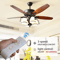 Universal Ceiling Fan Remote Control Kit With Wireless Receiver 11