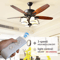 Universal Ceiling Fan Remote Control Kit With Wireless Receiver 11