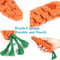 Carrot Rope Dog Toys For Puppy Teething And Dental Chew Play 9