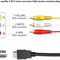 HDMI To RCA AV Adapter Cable For HDTV DVD Audio Video 3