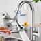 360 Rotating Water Saving Faucet Extender Sink Sprayer Aerator Nozzle 9