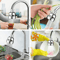 360 Rotating Water Saving Faucet Extender Sink Sprayer Aerator Nozzle 7