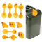 Yellow Gas Can Vent Caps For Faster Fuel Flow 1