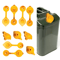 Yellow Gas Can Vent Caps For Faster Fuel Flow 1