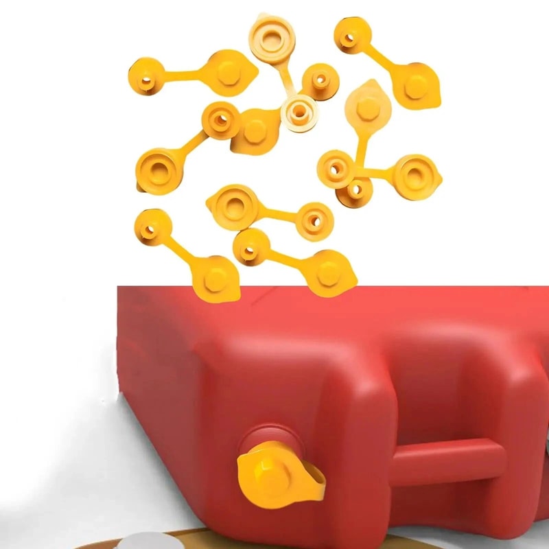 Yellow Gas Can Vent Caps For Faster Fuel Flow 0