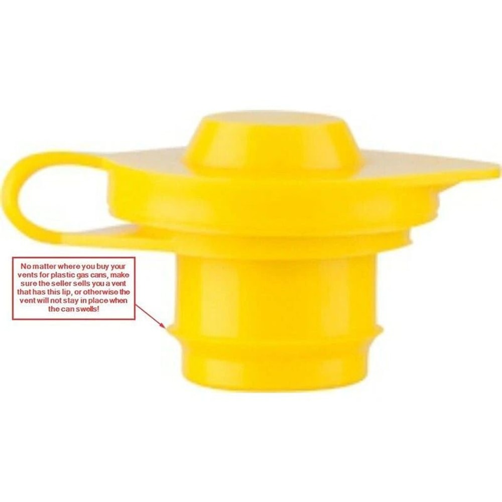 Yellow Gas Can Vent Caps For Faster Fuel Flow 8