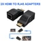 HDMI Extender To RJ45 Cat5e Cat6 Ethernet Adapter Kit 5