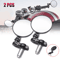 Round Motorcycle Bar End Mirrors Pair For Honda Yamaha Suzuki 1