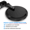 Round Motorcycle Bar End Mirrors Pair For Honda Yamaha Suzuki 5