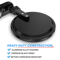 Round Motorcycle Bar End Mirrors Pair For Honda Yamaha Suzuki 5