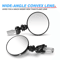 Round Motorcycle Bar End Mirrors Pair For Honda Yamaha Suzuki 6