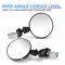 Round Motorcycle Bar End Mirrors Pair For Honda Yamaha Suzuki 6