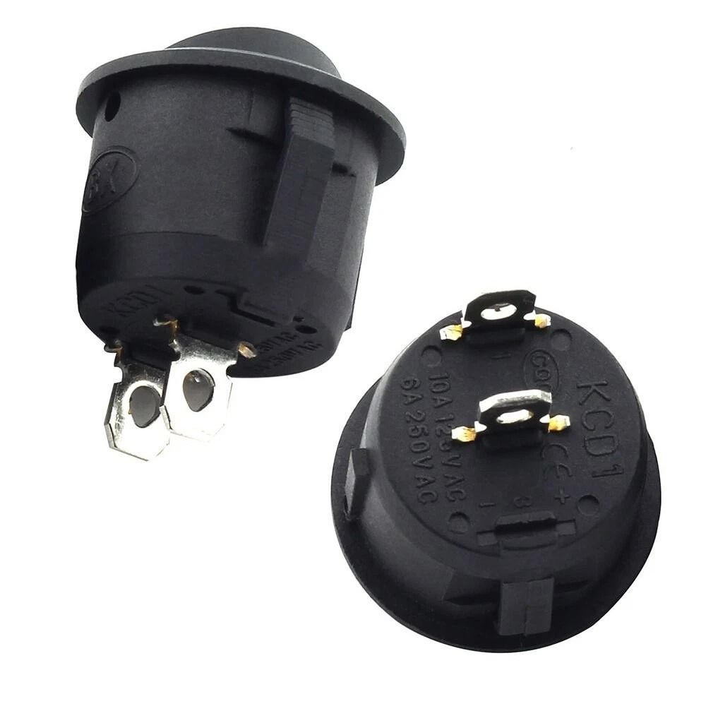 Small Round Rocker Switch ONOFF DC AC For Car Truck Universal Use 3
