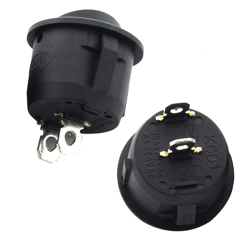 Small Round Rocker Switch ONOFF DC AC For Car Truck Universal Use 3