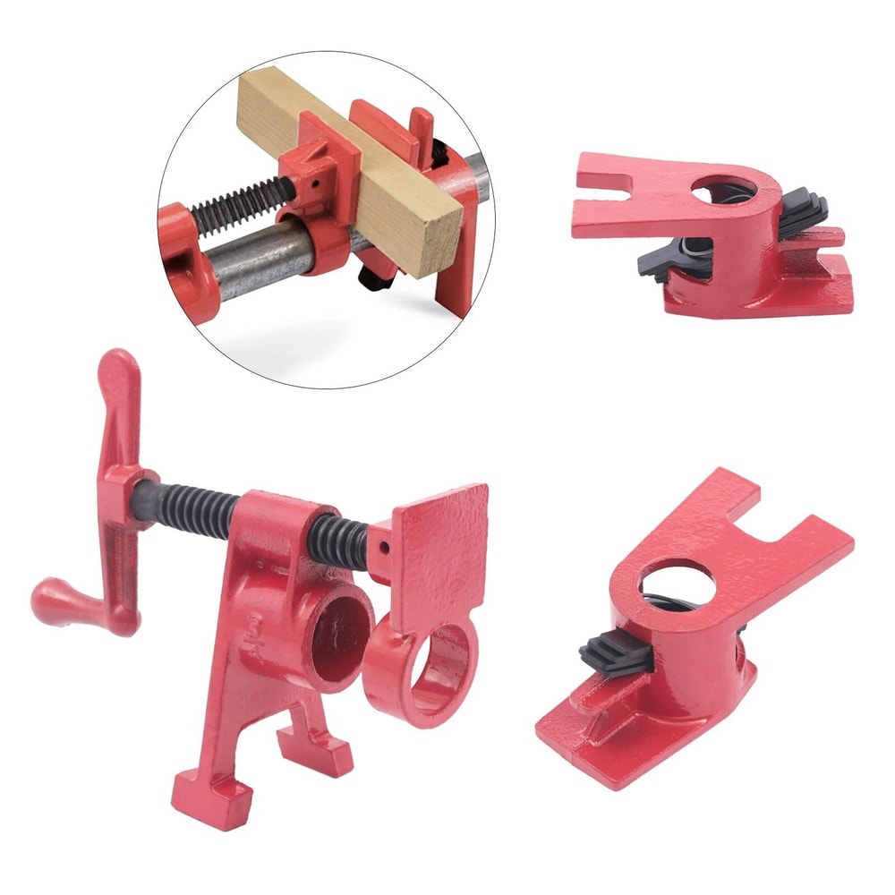 Heavy Duty Cast Iron Wood Gluing Pipe Clamp Set 12
