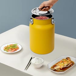 stainless steel rice container for airtight grain storage