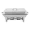 3 Pan Stainless Steel Food Warmer Buffet Server With Lids For Catering 2