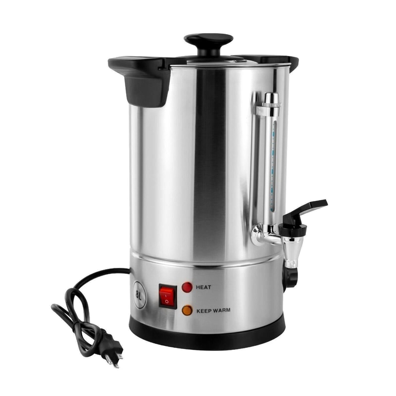 Commercial Coffee Urn Stainless Steel Hot Water Dispenser 3
