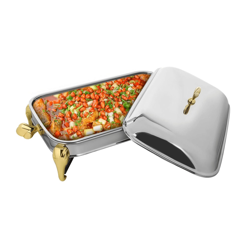 Stainless Steel Chafing Dish Buffet Food Warmer 7
