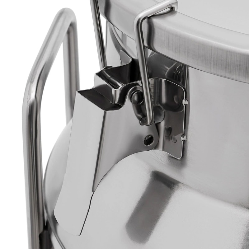 Stainless Steel Milk Can With Faucet Sealed Storage Jug 12