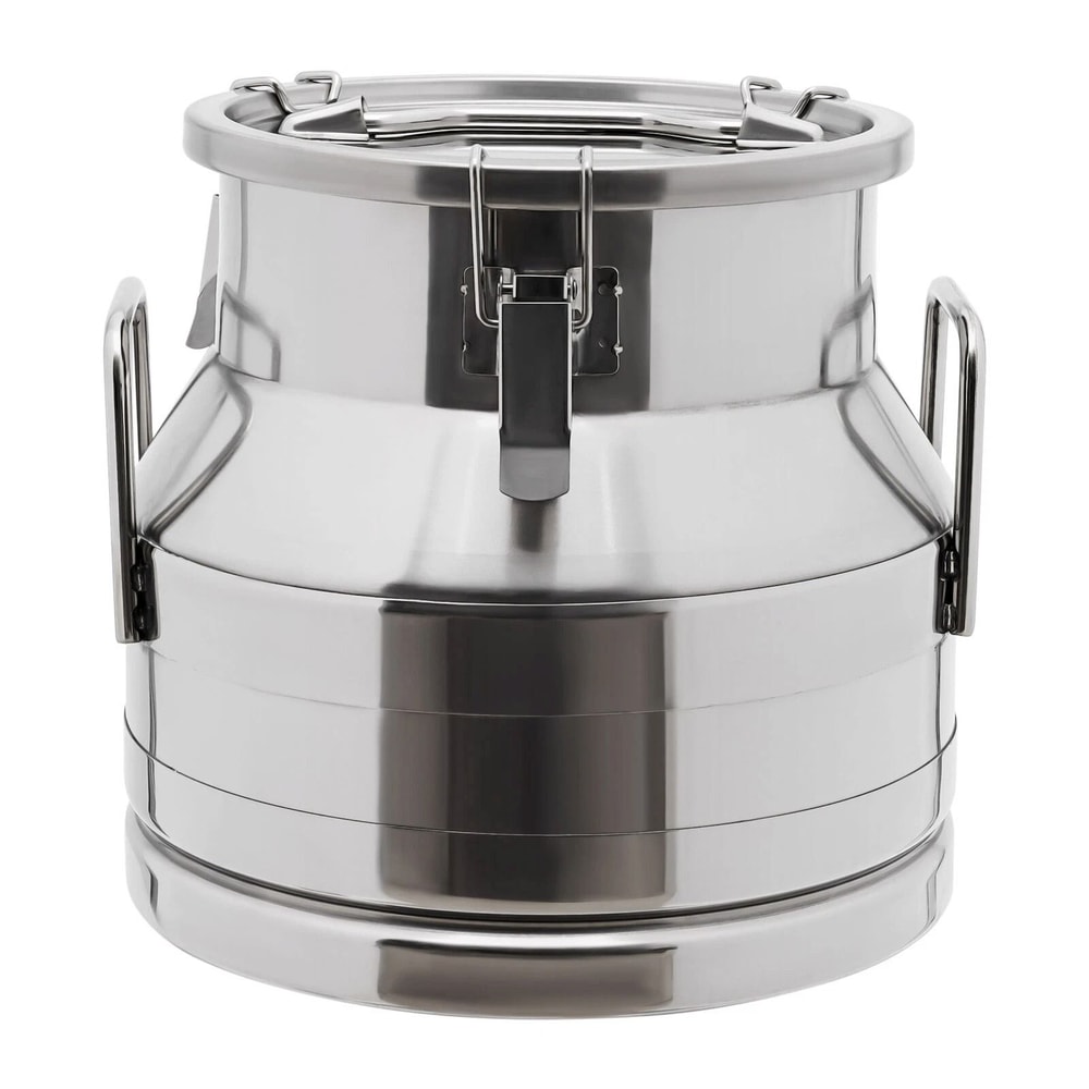 Stainless Steel Milk Can With Faucet Sealed Storage Jug 4