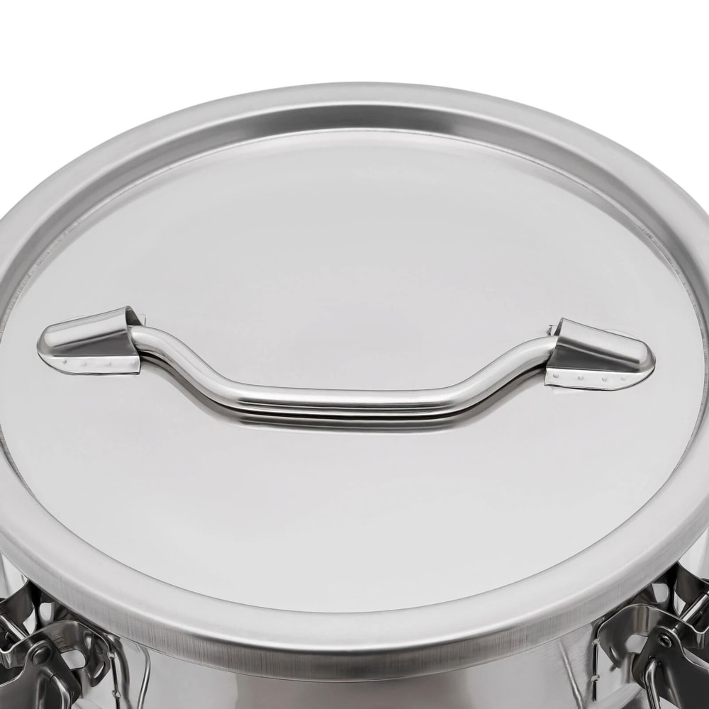 Stainless Steel Milk Can With Faucet Sealed Storage Jug 8