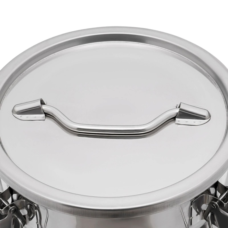 Stainless Steel Milk Can With Faucet Sealed Storage Jug 8