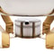 Round Chafing Dish Buffet Server With Gold Accent 3