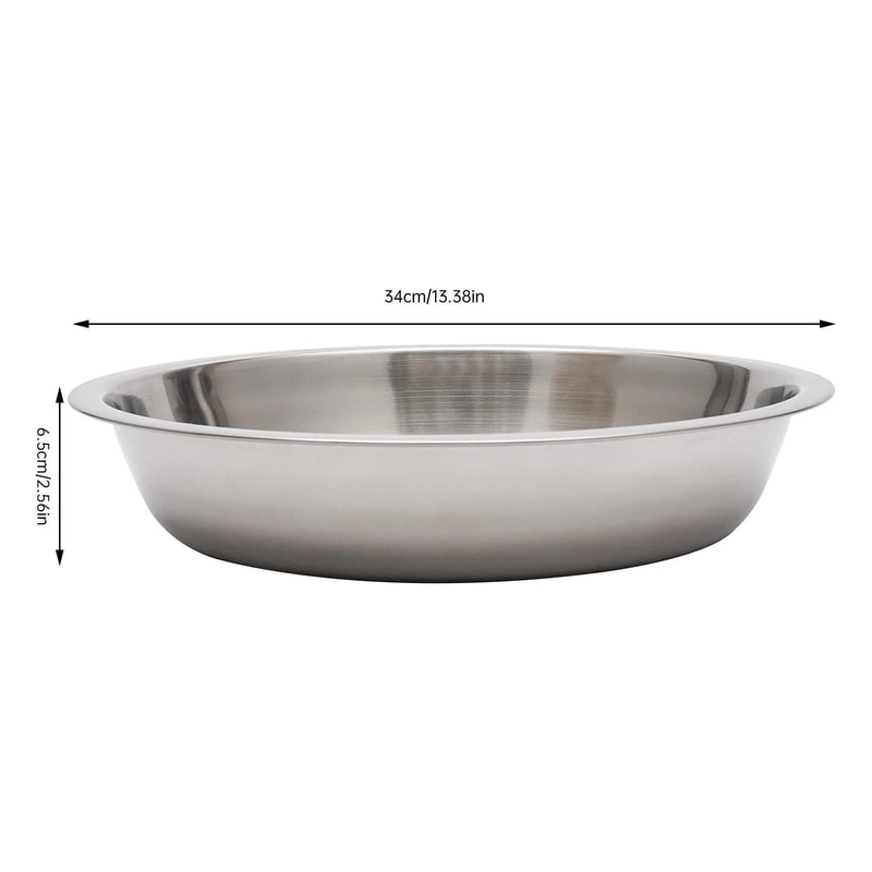 Round Chafing Dish Buffet Server With Gold Accent 5