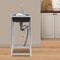 Freestanding Stainless Steel Utility Sink With Faucet Single Bowl Design 1