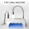 5 In 1 Manicure And Pedicure Kit With Nail Drill Dust Collector LED Light 9