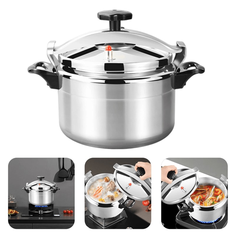 Compact Mini Pressure Canner Cooker Efficient Aluminum Alloy 1