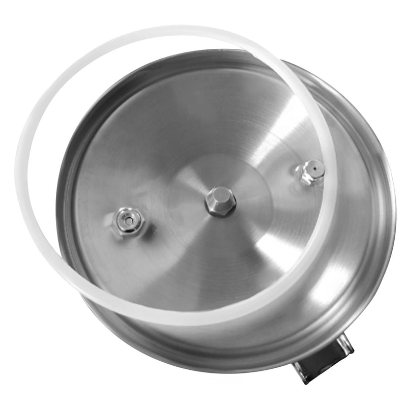 Compact Mini Pressure Canner Cooker Efficient Aluminum Alloy 10