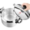 Compact Mini Pressure Canner Cooker Efficient Aluminum Alloy 11
