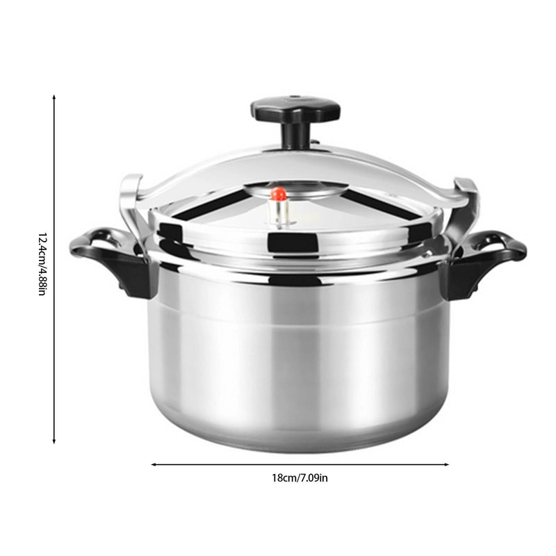 Compact Mini Pressure Canner Cooker Efficient Aluminum Alloy 12