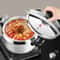 Compact Mini Pressure Canner Cooker Efficient Aluminum Alloy 5