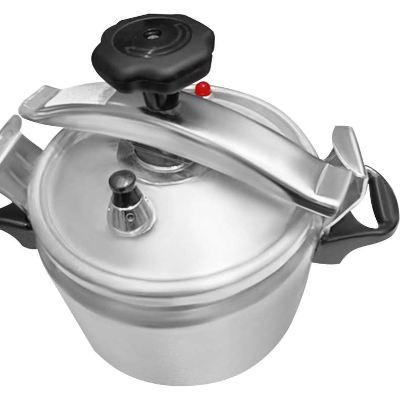 Compact Mini Pressure Canner Cooker Efficient Aluminum Alloy 8