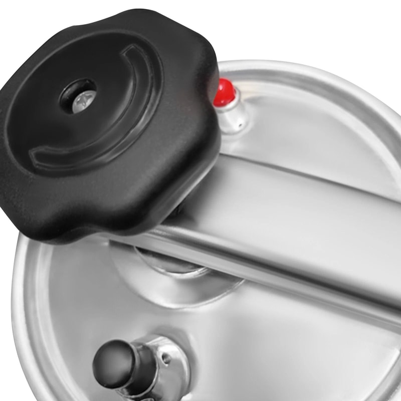 Compact Mini Pressure Canner Cooker Efficient Aluminum Alloy 9