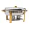 Stainless Steel Chafing Dish Set Buffet Food Warmer Catering Chafer Pan 6
