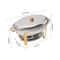 Stainless Steel Chafing Dish Set Buffet Food Warmer Catering Chafer Pan 7