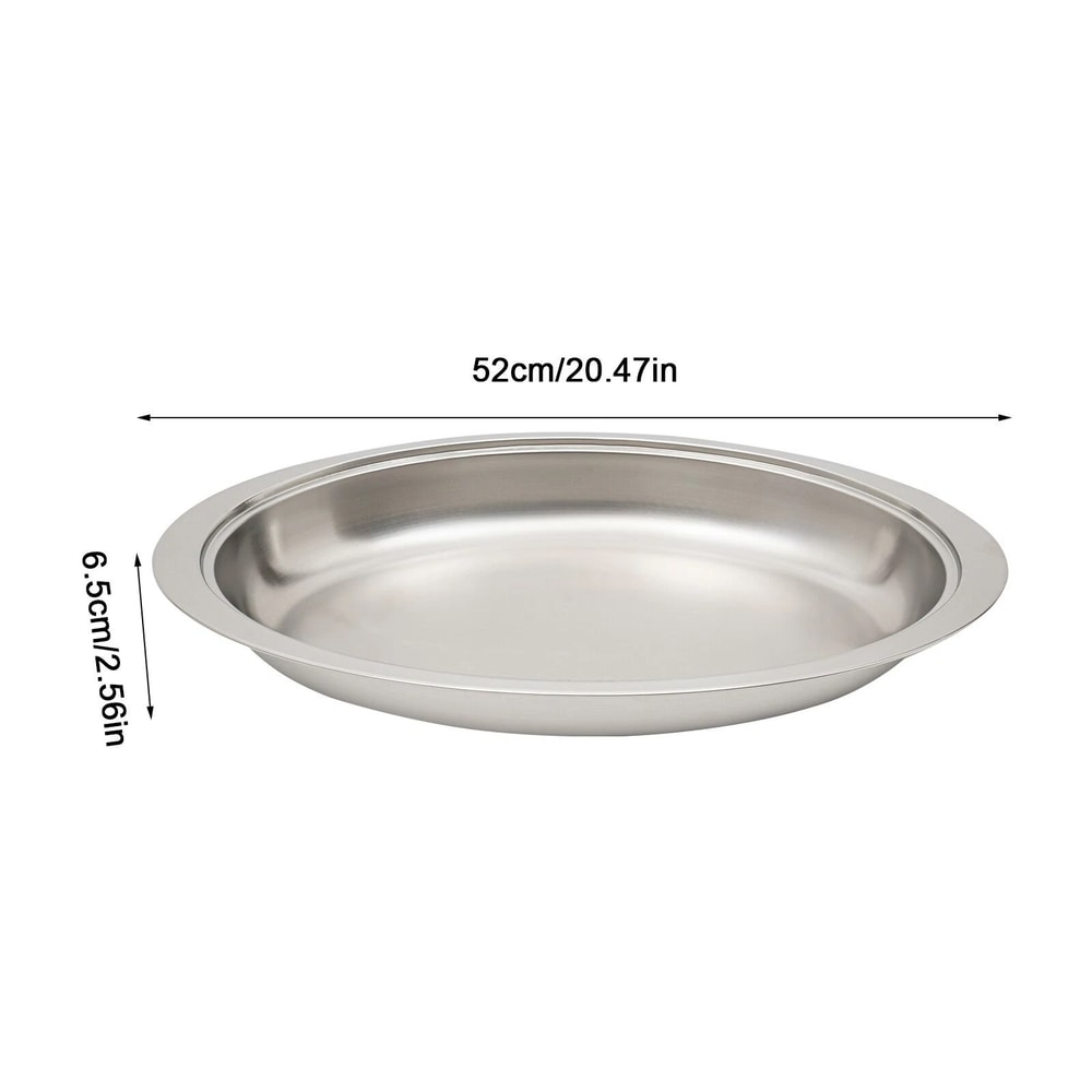 Stainless Steel Chafing Dish Set Buffet Food Warmer Catering Chafer Pan 8