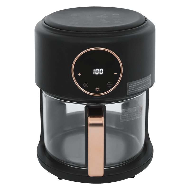 Glass Air Fryer 360 Viewable With Touch Control Healthy Cooking Made Easy 1