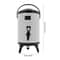 Insulated Beverage Dispenser With Thermometer Hot Cold Drink Server 9
