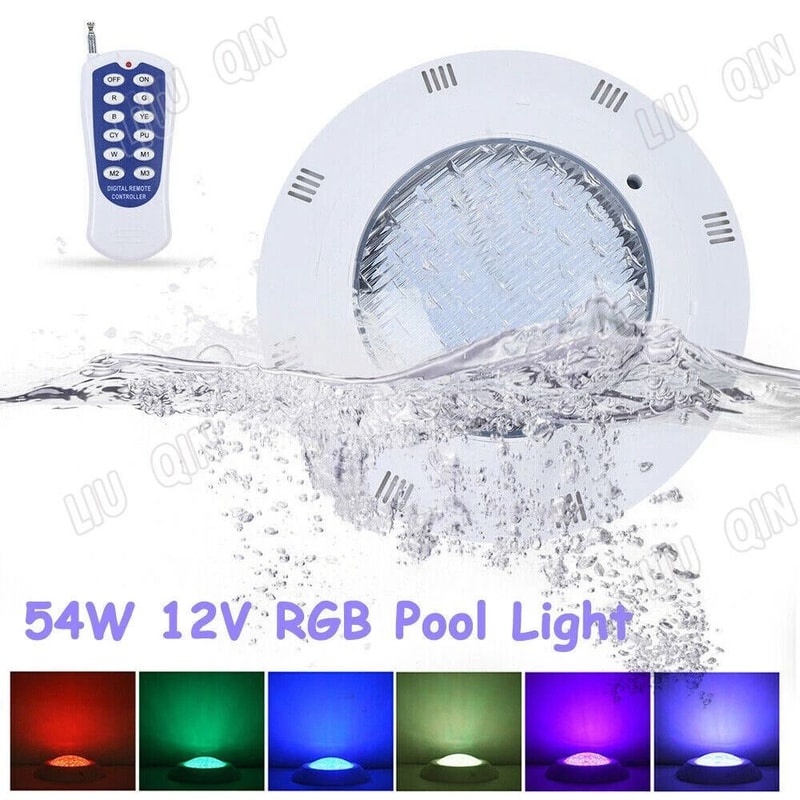 RGB Underwater LED Pool Light Waterproof Swimming Pool Spa Lighting 6