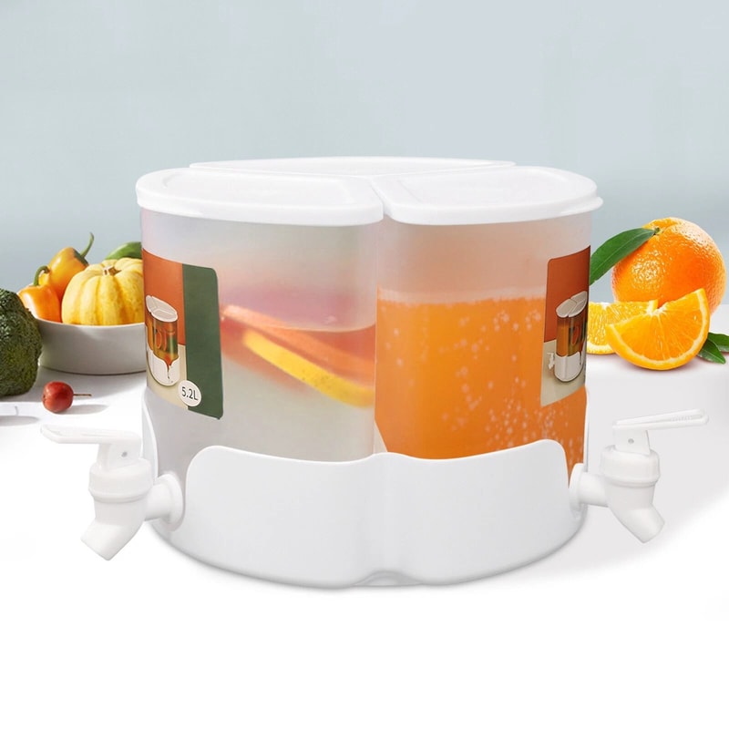 Premium Rotating Beverage Dispenser Compartment Party Drink Station 11