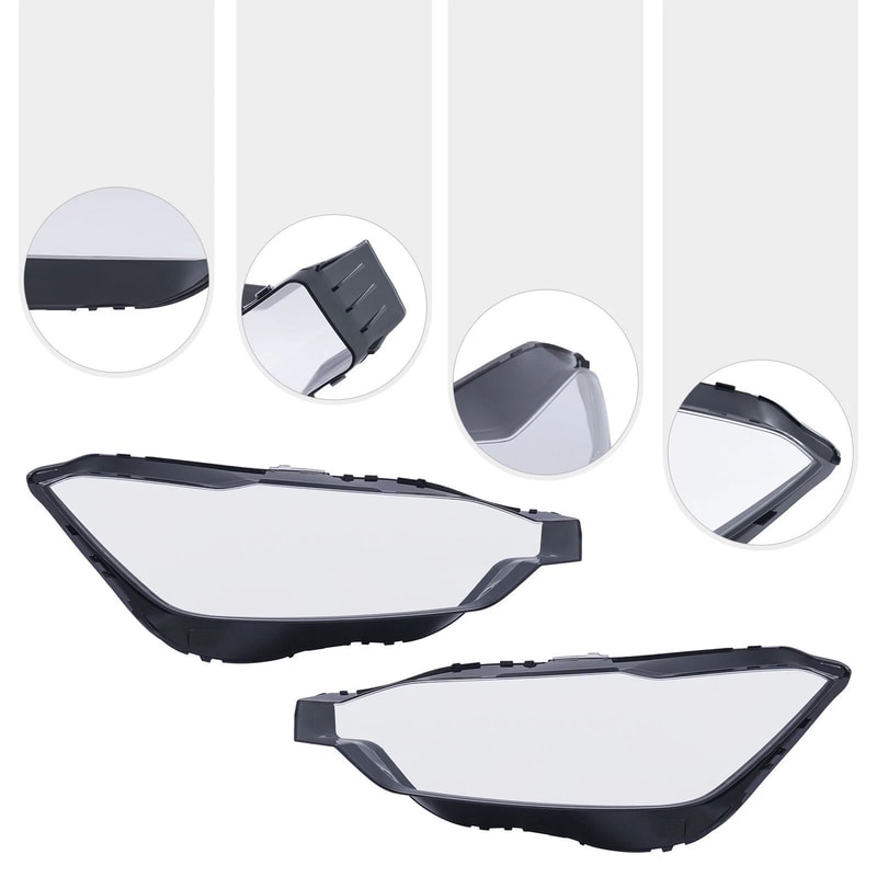 Volvo XC60 Headlight Lens Covers Left Right Side Headlamp Covers For Durable Clear Visibility 10